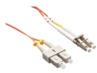 Axiom LC-SC Multimode Duplex OM2 50/125 Fiber Optic Cable