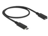 USB 10 Gbps Verlngerungskabel USB Type-C" Stecker zu Buchse 0,5 m 4K PD 60 W