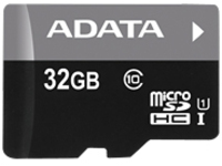 ADATA Premier - Flash memory card (microSDHC to SD adapter included)