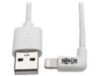 Tripp Lite Lightning to USB Sync Charge Cable Right-Angle iPhone iPad White 6ft
