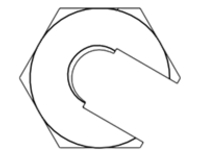 Panduit FiberRunner - Split locking nut kit