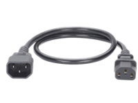 4FT 10PK NONLCK PWRCORD IECC14-IEC C13 BLACK NC/NR NC/NR