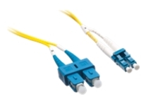 Axiom LC-SC Singlemode Duplex OS2 9/125 Fiber Optic Cable