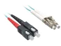 Axiom LC-SC Multimode Duplex OM4 50/125 Fiber Optic Cable