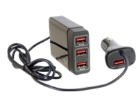 C2G Car Charger With Extensions For Passengers