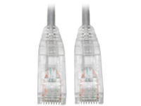 Eaton Tripp Lite Series Cat6 Gigabit Snagless Slim UTP Ethernet Cable (RJ45 M/M), PoE, Gray, 7 ft. (2.13 m)