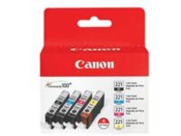 Canon CLI-221 4 Color Pack