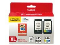 Canon PG-245 XL/CL-246XL Combo Pack with GP-502
