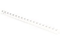 Fellowes Plastic Comb Round Back