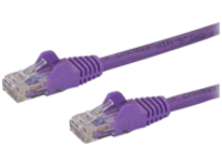 StarTech.com 7m CAT6 Ethernet Cable, 10 Gigabit Snagless RJ45 650MHz 100W PoE Patch Cord, CAT 6 10GbE UTP Network Cable w/Strain Relief, Purple, Fluke Tested/Wiring is UL Certified/TIA