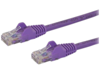 StarTech.com 7m CAT6 Ethernet Cable, 10 Gigabit Snagless RJ45 650MHz 100W PoE Patch Cord, CAT 6 10GbE UTP Network Cable w/Strain Relief, Purple, Fluke Tested/Wiring is UL Certified/TIA