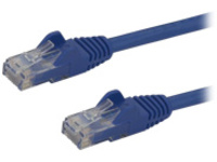 StarTech.com 15ft CAT6 Ethernet Cable, 10 Gigabit Snagless RJ45 650MHz 100W PoE Patch Cord, CAT 6 10GbE UTP Network Cable w/Strain Relief, Blue, Fluke Tested/Wiring is UL Certified/TIA