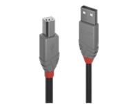 1M USB 2.0 TYPE A TO B CBL ANTHRA LINE