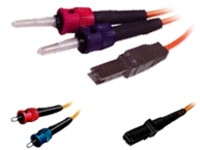 C2G 2m MTRJ-ST 62.5/125 OM1 Duplex Multimode PVC Fiber Optic Cable