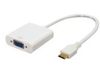 4XEM - Adapter - HD-15 (VGA) female to 19 pin mini HDMI Type C male