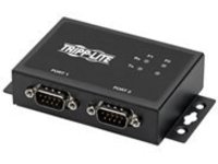 Tripp Lite RS-422/RS-485 USB to Serial FTDI Adapter with COM Retention (USB-B to DB9 F/M), 2 Ports - serial adapter