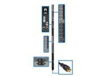 Tripp Lite 17.3kW 3-Phase Switched PDU, LX Platform Interface, 240V Outlets (24 C13/6 C19), Touchscreen LCD, NEMA L22-30P 415V, 0U, TAA