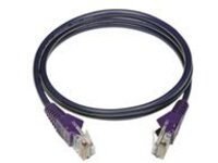Tripp Lite 3ft Cat5e 350 MHz Snagless Molded UTP Patch Cable (RJ45 M/M) Purple 3&#x27;