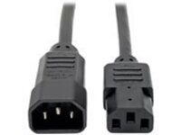 Tripp Lite 2ft Computer Power Cord Extension Cable C14 to C13 10A 18AWG 2&#x27;