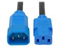 Tripp Lite 6ft Power Cord Extension Cable C14 to C13 Heavy Duty Blue 15A 14AWG 6&#x27;