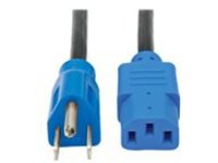 Tripp Lite 4ft Computer Power Cord Cable 5-15P to C13 Blue 10A 18AWG 4' - power cable - 1.2 m