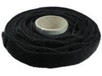 300MMX17MM VELCROCABLETIES BLK 25PK
