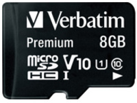 Verbatim - Flash memory card (microSDHC to SD adapter included)
