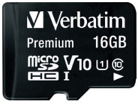Verbatim - Flash memory card (microSDHC to SD adapter included)
