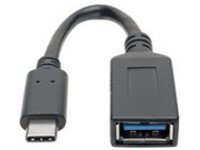 Tripp Lite USB Type-C to USB Type-A Adapter Cable, M/F, 3.1, Gen 1, 5 Gbps, USB-IF, 6 in.