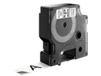 DY D1 TAPE 0.75X23  19MMX7M BLK/WHT