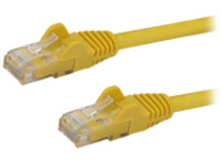 StarTech.com 100ft CAT6 Ethernet Cable, 10 Gigabit Snagless RJ45 650MHz 100W PoE Patch Cord, CAT 6 10GbE UTP Network Cable w/Strain Relief, Yellow, Fluke Tested/Wiring is UL Certified/TIA
