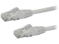Startech 100ft CAT6 Ethernet Cable, 10 Gigabit Snagless RJ45 650MHz 100W PoE Patch Cord, CAT 6 10GbE UTP Network Cable w/Strain Relief, White, Wiring is UL Certified/TIA