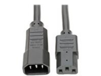 Tripp Lite 3ft Power Cord Extension Cable C14 to C13 Heavy Duty 15A 14AWG 3&#x27;