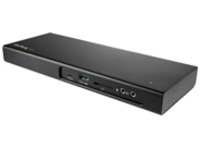 StarTech.com Thunderbolt 3 Dock, Dual Monitor 4K 60Hz TB3 Laptop Docking Station with DisplayPort, PCIe M.2 NVMe SSD Enclosure, 85W Power Delivery, SD 4.0 Reader, 10Gbps USB-C, 2 USB-A Hub