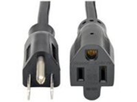 Tripp Lite 1ft Power Cord Extension Y Splitter Cable 5-15P to 5-15R 10A 18AWG 1&#x27;