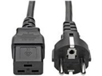 Tripp Lite 8ft 2-Prong Computer Power Cord European Cable C19 to SCHUKO CEE 7/7 Plug 16A 8'