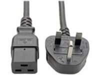 Tripp Lite 8ft Computer Power Cord UK Cable C19 to BS-1363 Plug 13A 8&#x27;