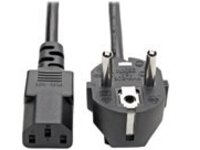 Tripp Lite 6ft 2-Prong Computer Power Cord European Cable C13 to SCHUKO CEE 7/7 Plug 10A 6&#x27;