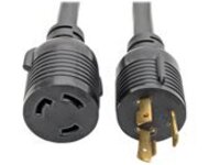 Tripp Lite 1ft Power Cord Extension Y Splitter CableL6-30P to 2xL6-30R Heavy Duty 30A 10 AWG 1'