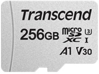 Transcend 300S - Flash memory card (adapter included)