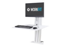 Ergotron WorkFit-SR Rear Mount Single Sit-Stand Workstation