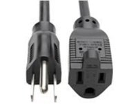 Tripp Lite 1ft Power Cord Extension Cable 5-15P to 5-15R 10A 18AWG 1' - power extension cable - 30 cm