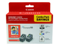 Canon PG-40/CL-41 Combo Pack with Photo Paper Glossy