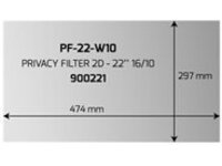 PORT Professional - Display privacy filter