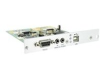 Black Box DKM HD Video and Peripheral Matrix Switch Transmitter Modular Interface Card - audio/USB/serial extender