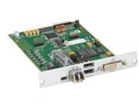 Black Box ServSwitch DKM HD Video and Peripheral Matrix Switch Receiver Modular Interface Cards Single-Mode Fiber, DVI-D and USB HID Module
