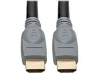Tripp Lite High-Speed HDMI Cable with Gripping Connectors 4K 60 Hz 4:4:4 M/M Black 25ft