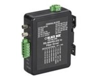 Black Box Industrial DIN Rail RS-232/RS-422/RS-485-Fiber Driver
