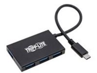Tripp Lite USB C Hub 4-Port USB-A Compact USB 3.1 Gen 1 Portable Aluminum Housing Thunderbolt 3 Compatible 5 Gbps