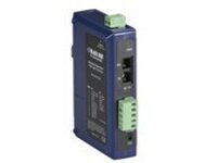 Black Box Industrial DIN Rail RS-232/RS-422/RS-485-Fiber Driver
